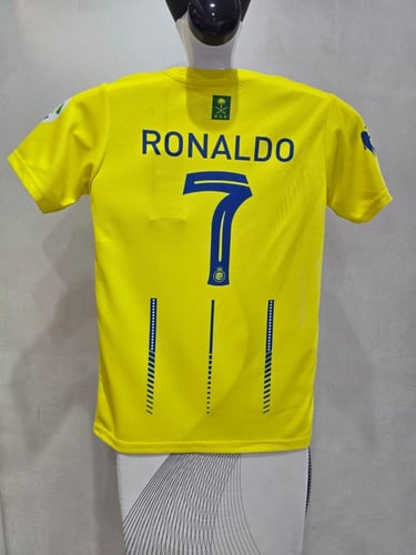 طقم نادي النصر اصفر رقم 7 تايلند