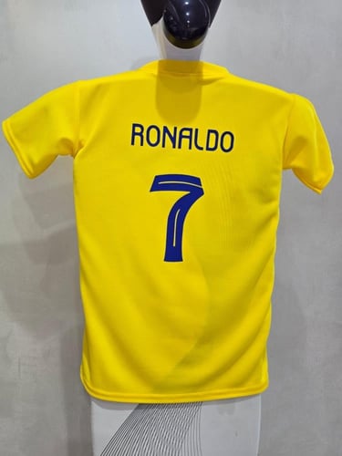 طقم نادي النصر اصفر رقم 7 محلي