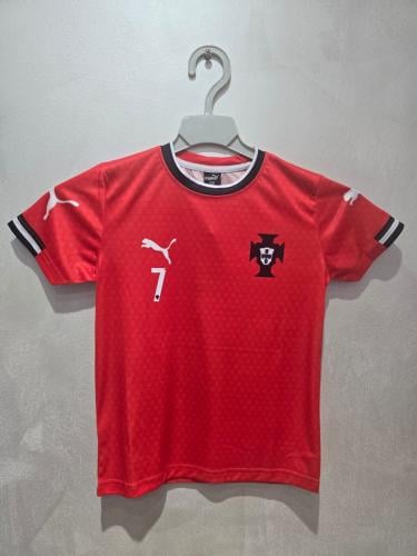 طقم منتخب البرتغال 2026 رقم 7 شبابي