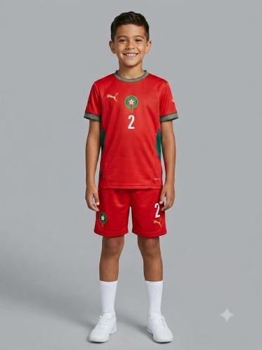 طقم منتخب المغرب 2026 ابيض شبابي