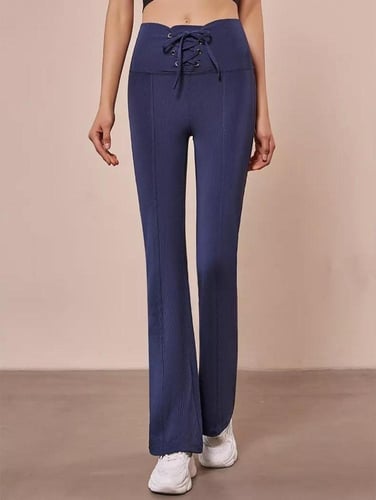 بنطال رياضة نسائي بقصة مستقيمة