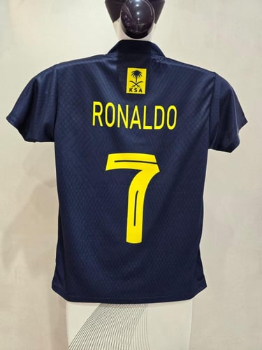 طقم نادي النصر كحلي شبابي رقم 7 بنجلاديشي