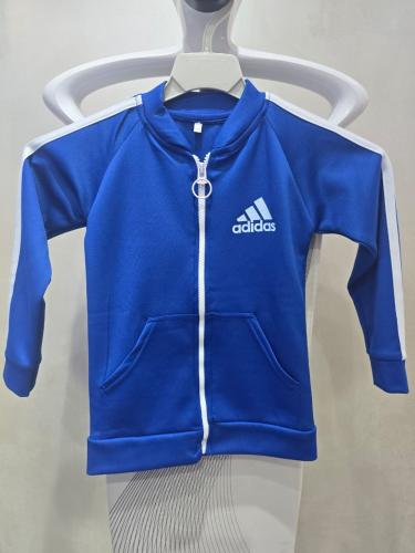 جاكيت اديداس ازرق اطفال شبابي