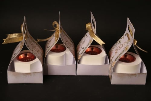 بكج المباخر 4 تصاميم فريدة مع علب بخور وحوامل أنيق...