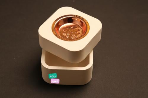 مبخرة وعلبة بخور على شكل مربع