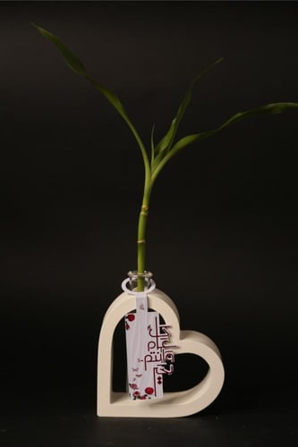 فازة ورد جبس بتصميم عصري - ريانة العود