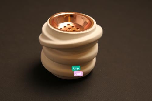 مبخرة دائرية مصنوعة من الجبس الفرنسي