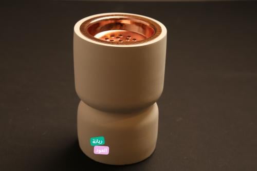 مبخرة دائرية مصنوعة من الجبس الفرنسي