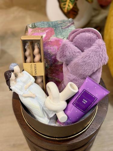 بوكس شتوي بنفسجي