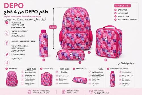 Take over backpack set (4 pieces)