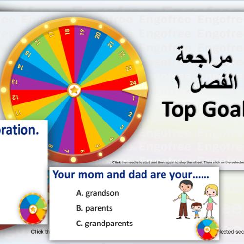 عجلة الصف - لمراجعة TG1- ف1