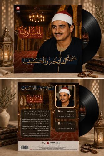 اسطوانة جرامافون قرآن كريم الشيخ محمد صديق المنشاو...