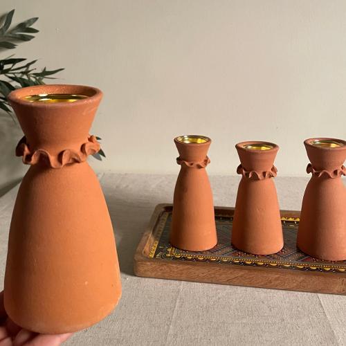 مبخرة مصنوعة من الفخار الطبيعي