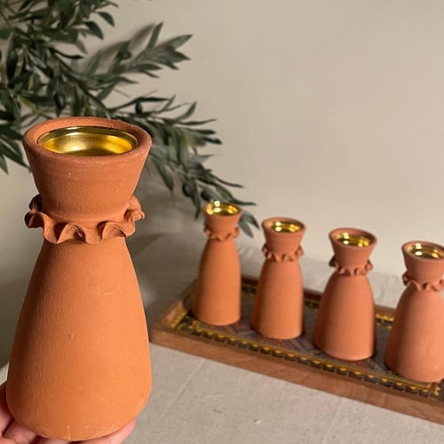 مبخرة مصنوعة من الفخار الطبيعي