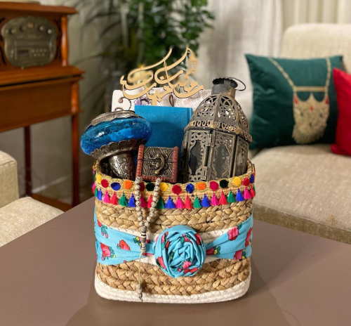 سلة خوص رمضانية