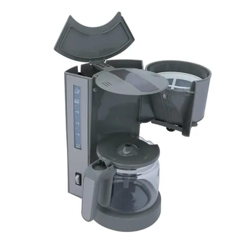 محضرة قهوة ستيل رمادي