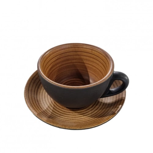 كوب بورسلان مع صحن ك