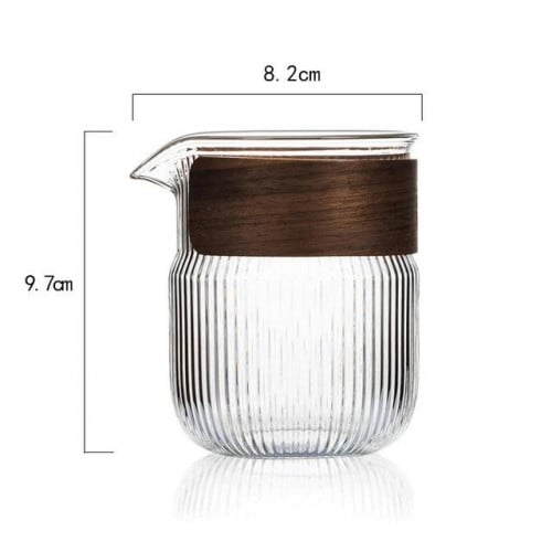 GL-298 كاسة قهوه معيار شفاف بحزام