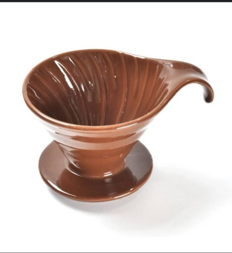 قمع فلتر سيراميك بني كبير