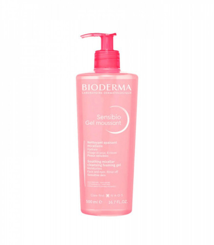 Bioderma facial cleanser and pink moisturizer 500...