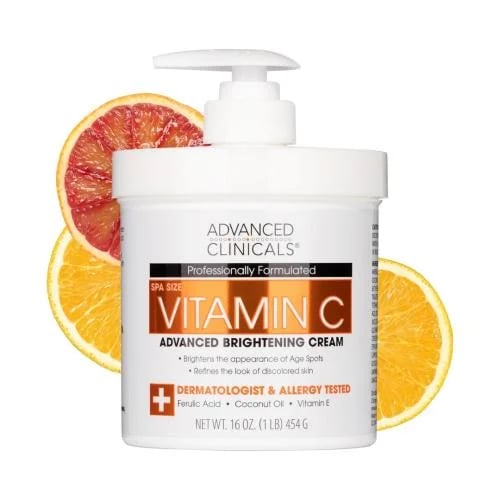 Advanced Clinical, skin brightening cream, with vi...