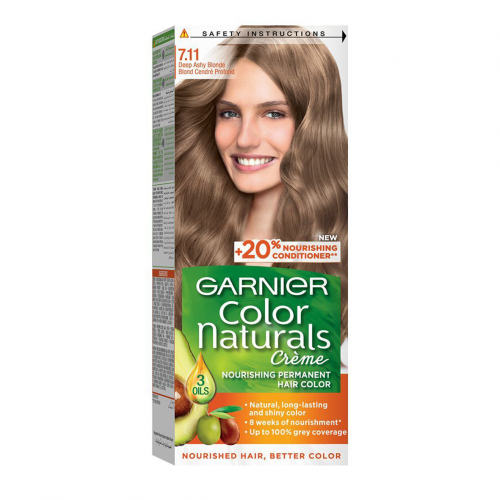 Garnier Color Naturals cream deep ash blonde 7.11