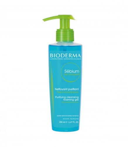 Gel Sebium foam for skin purification by Bioderma...