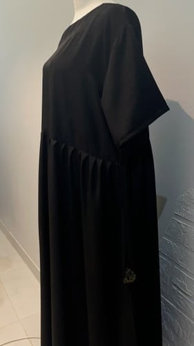 فستان حرير قطن