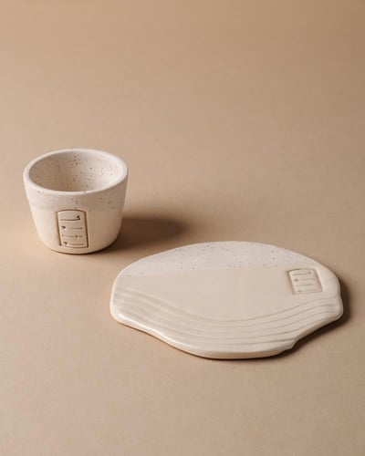 طقم اسبريسو مموج