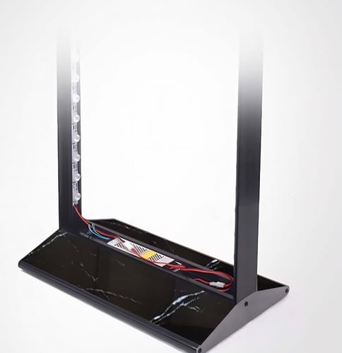 لوحات LED مقاس 80 سم × 192 سم عرض جهتين مع طباعة ع...