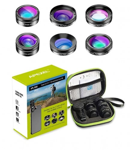 عدسات للجوال 6 في 1 يونيفرسال