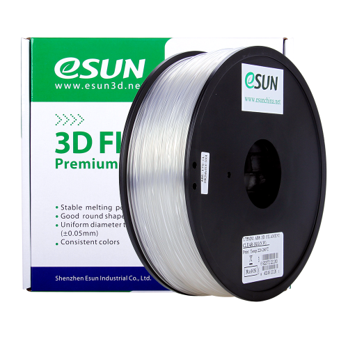 eSUN ABS (Clear) 3D Filament 1.75Ø, 1kg