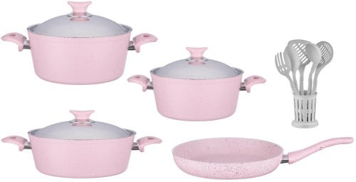 طقم قدور جرانيت 13 قطعة