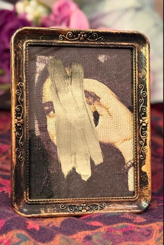 لوحة مكتب بتطريز صورة شخصية - حسب الطلب -