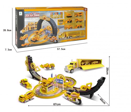 الشاحنة و المدار - سيارة الانشاءات