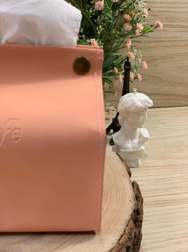 حامل مناديل جلد