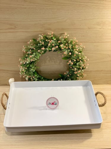 صينية تقديم معدنية