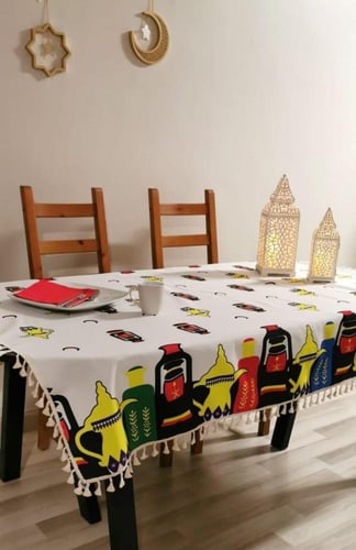 مفرش طاولة قماش