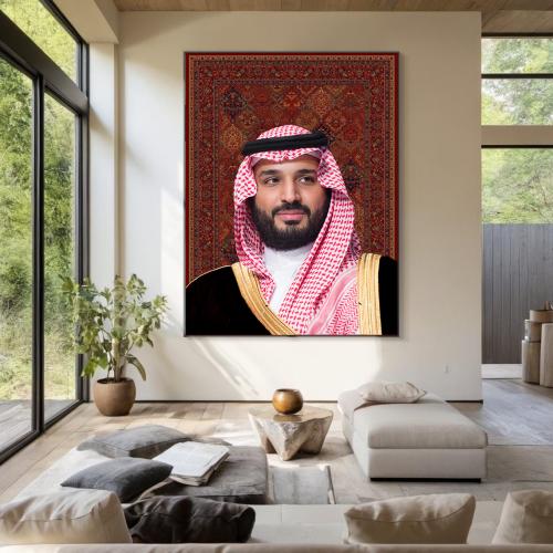لوحة جدارية كانفس ، لسمو سيدي محمد بن سلمان