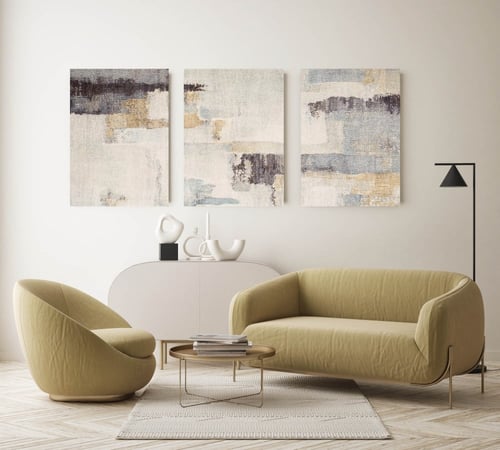 لوحة ثلاثية بمقاسات متعدده