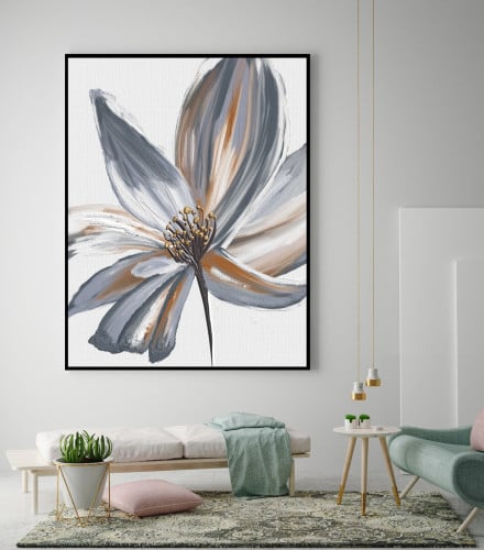 لوحة كنفاس ورد طوليه