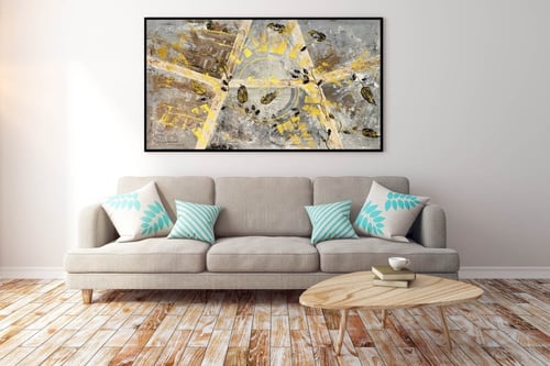 لوحة الطبيعة مرسومه يدوياً