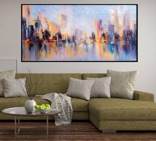 لوحة للفن التجريدي