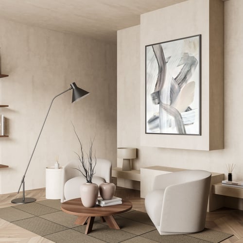 لوحة للفن التجريدي