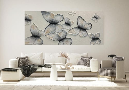 لوحة الفراشات جبسية