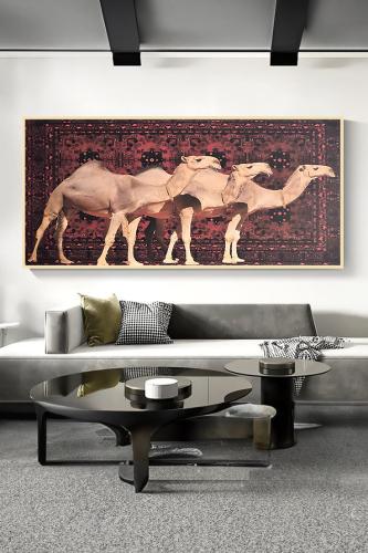Camel carpet painting