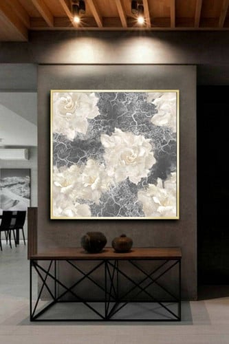 لوحة كنفاس ورد