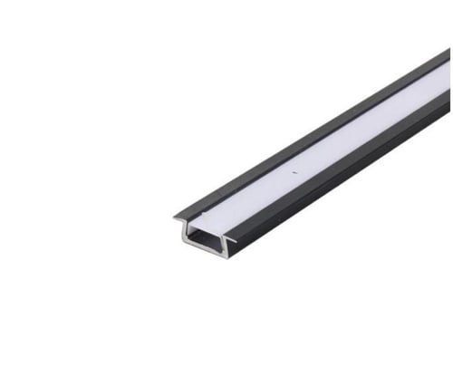 بروفايل المنيوم لون أسود نحيف مقاس 15*10