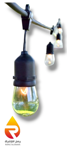 هولدر لمبات عقد 20متر مع لمبات