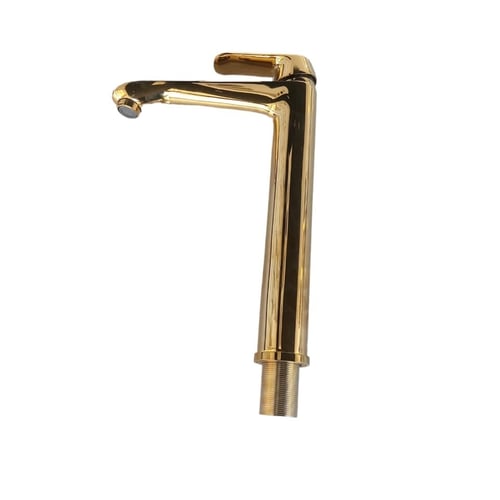 خلاط مغسلة عالي ذهبي ST